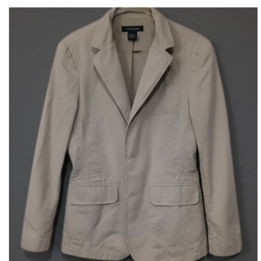 MENS TAN BLAZER by CALVIN KLEIN